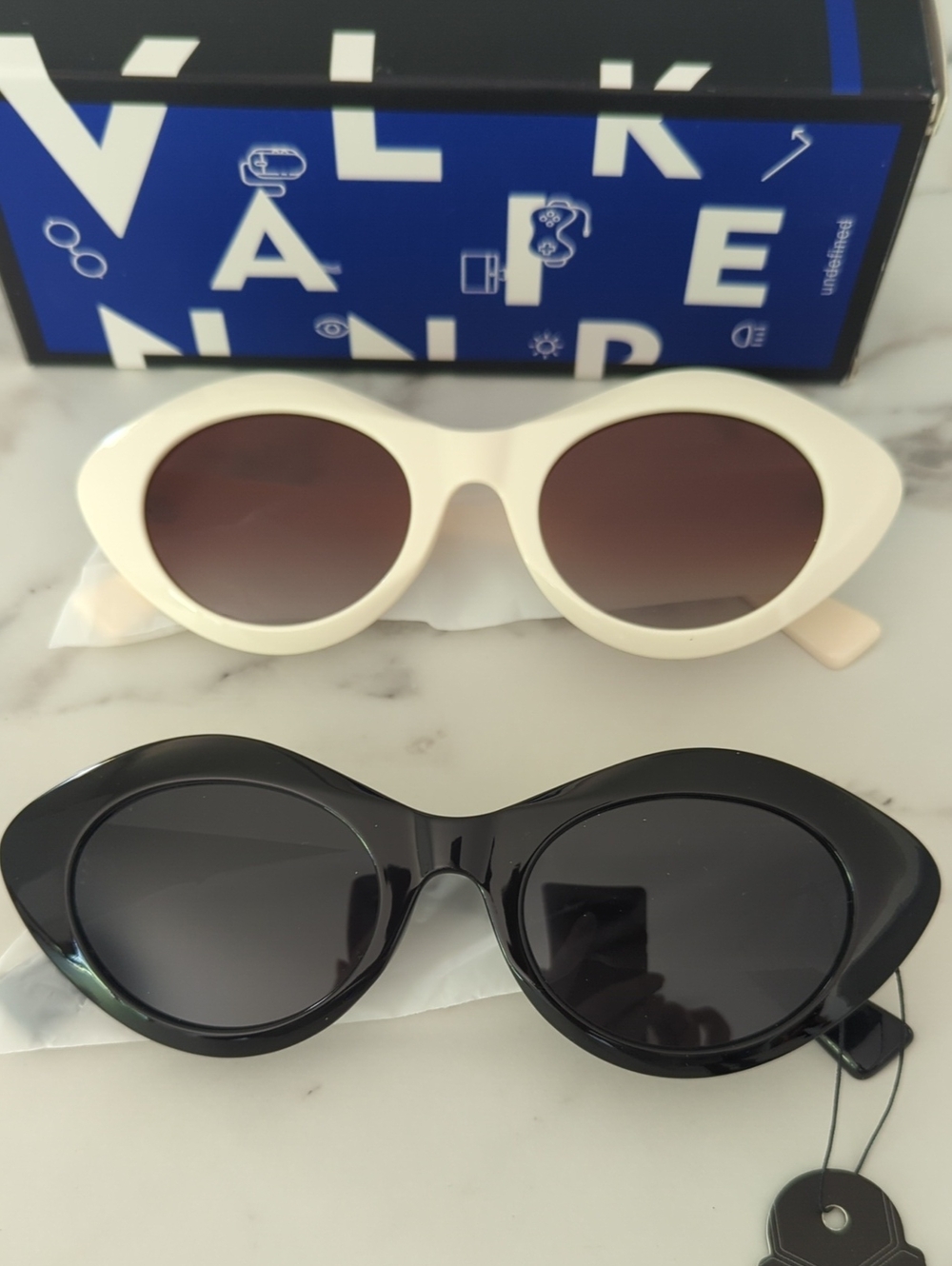 Vanlinker Women's Retro Sunglasses 2 Pack